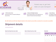 Tablet Screenshot of ottotrans.com